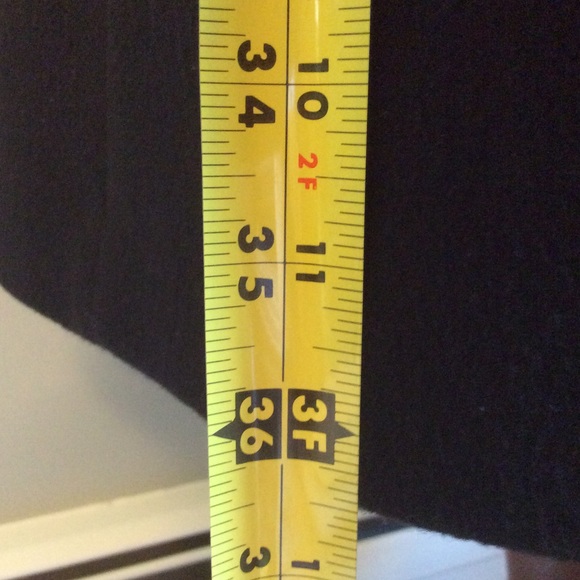 Saks 5th Avenue Black Wool Coat Sz 10 - Picture 8 of 9